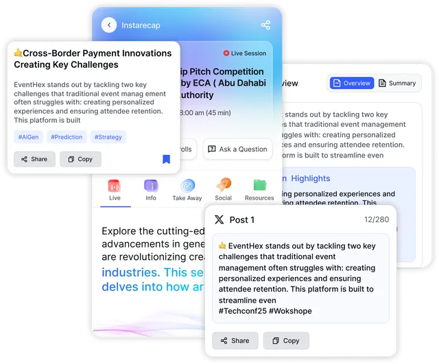 AI Session Recap — InstaRecap
