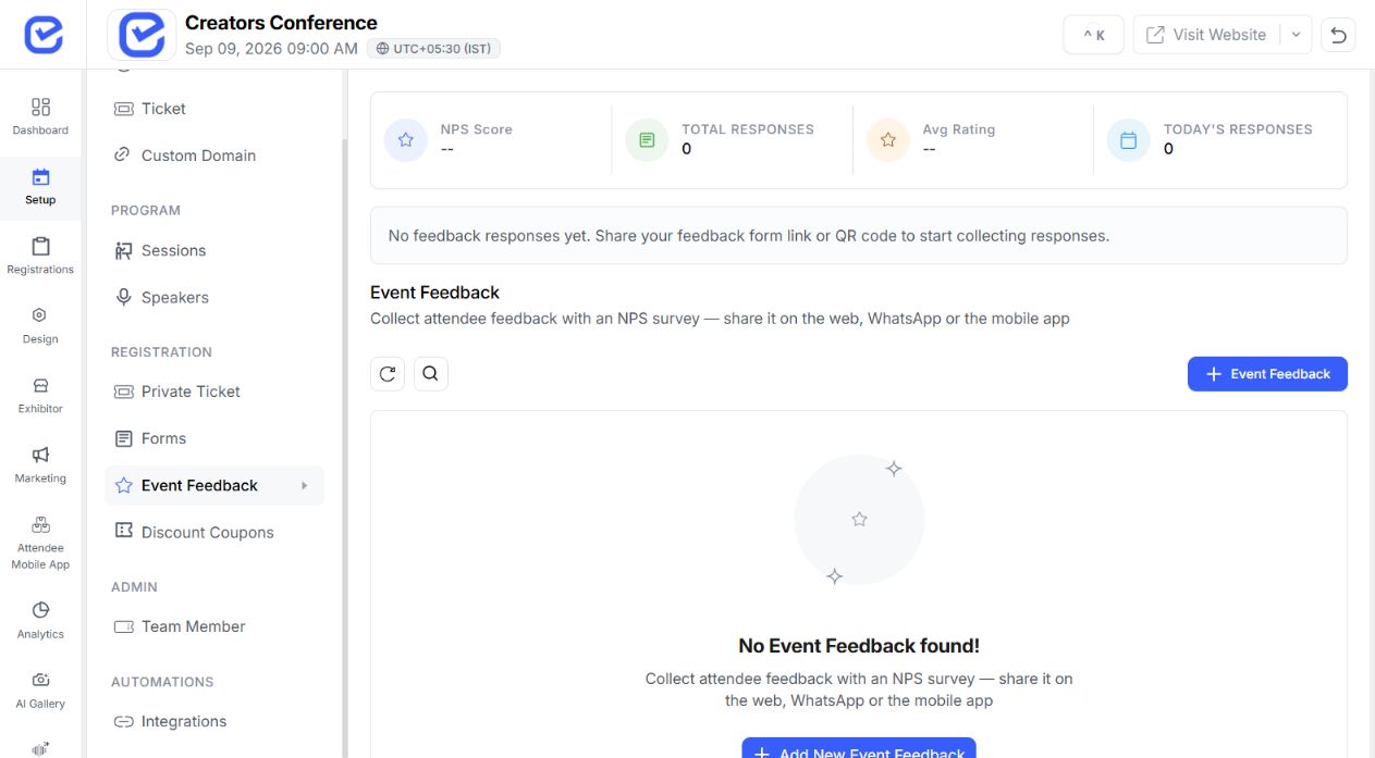 EventHex live interaction workspace for Association events