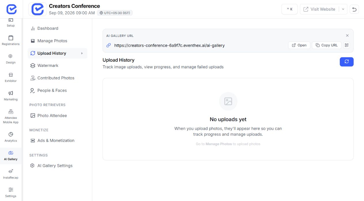 EventHex workflow screen for Close when ready