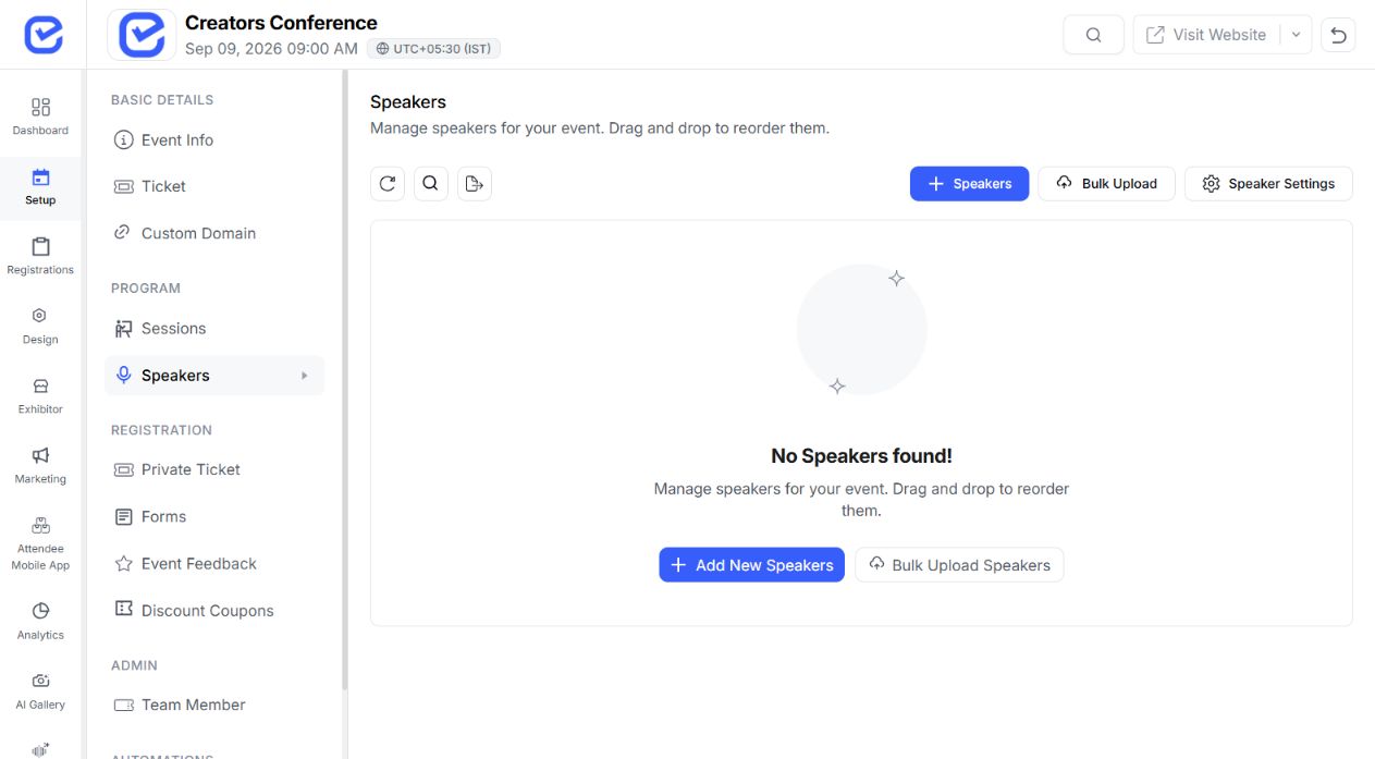 EventHex workflow screen for Watch the response